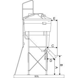 5,70 m³ Futtersilo mit großem Fassungsvermögen : p1134515