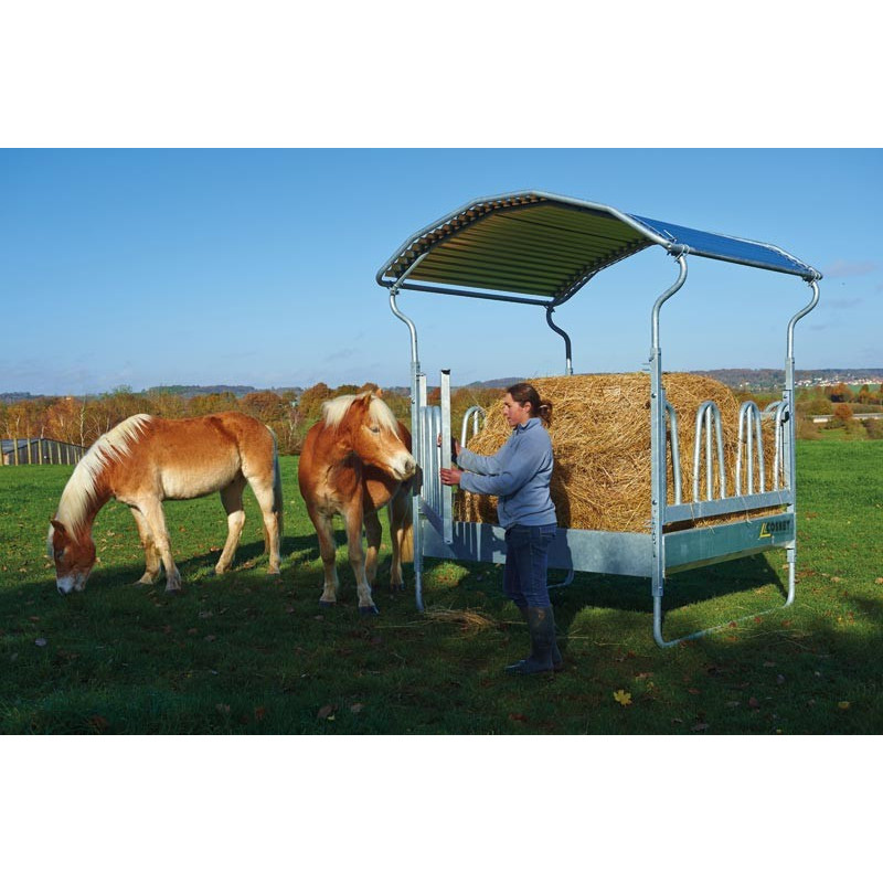 RTF Weideraufe aus Metall mit Palisadengitter : p1213739