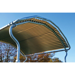 Dachkanten-Schutzbügel für Futterraufe aus Metall : p1213744