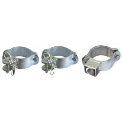 Set Befestigungen für Weidetor an feuerverzinkten Pfosten : p1213791