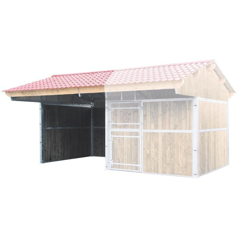 Erweiterung für 3 x 3 m Weidehütte mit Satteldach  : p1260522